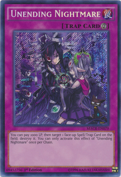 Unending Nightmare - MACR-EN079 - Secret Rare - 1st Edition