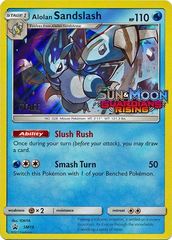 Alolan Sandslash - SM18 - Staff Prerelease Promo - SM Black Star Promo