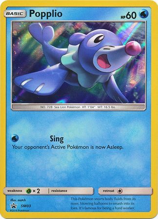 Popplio - SM03 - Promo - SM Black Star Promo Popplio - SM03 - Promo - SM Black Star Promo