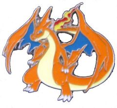 XY Mega Charizard Y Collector's Pin - From the Blister Pack (Pokemon)