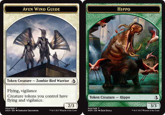 Token - Aven Wind Guide // Hippo