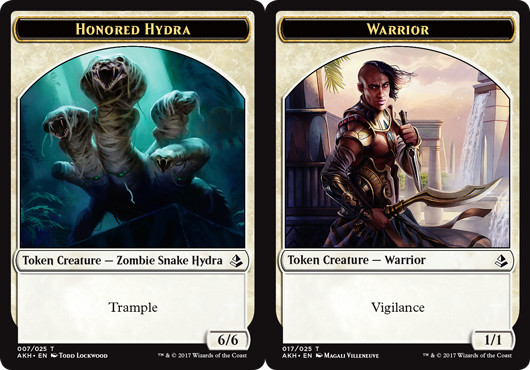 Token - Honored Hydra // Warrior