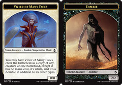 Vizier of Many Faces // Zombie Token