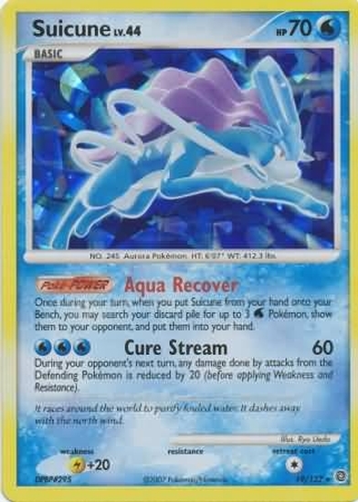 Suicune - 19/132 - Shattered Holo Rare