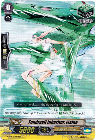 Yggdrasil Inheritor, Elaine - G-LD03/017EN - RRR