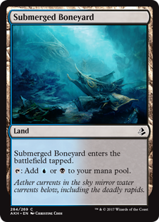 Submerged Boneyard (Amonkhet) - Planeswalker Deck Exclusive