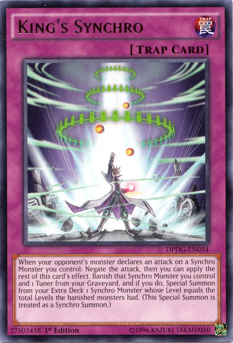 Kings Synchro - DPDG-EN034 - Rare - 1st Edition