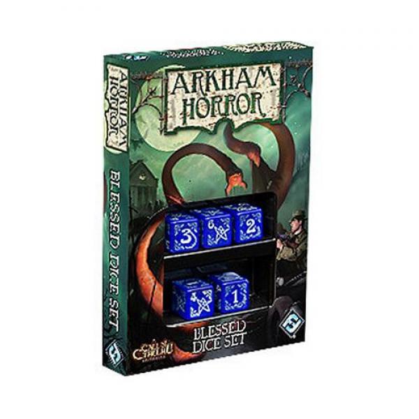 Arkham Horror Blessed Dice Set: Blue