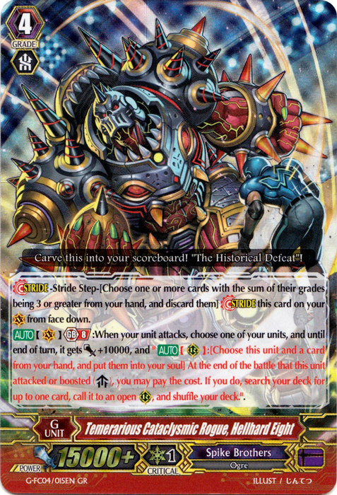 Temerarious Cataclysmic Rogue, Hellhard Eight - G-FC04/015EN - GR