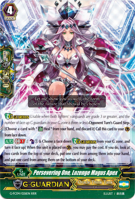 Persevering One, Lozenge Magus Apex - G-FC04/026EN - RRR