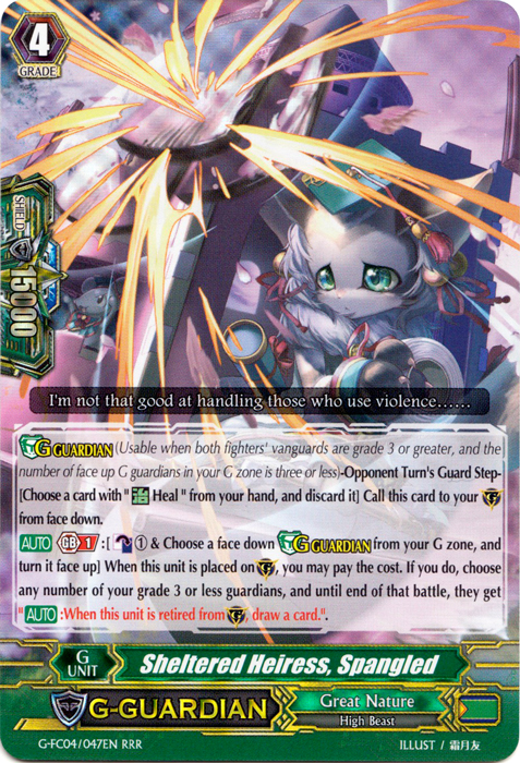Sheltered Heiress, Spangled - G-FC04/047EN - RRR