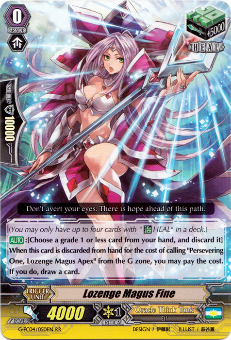 Lozenge Magus Fine - G-FC04/050EN - RR
