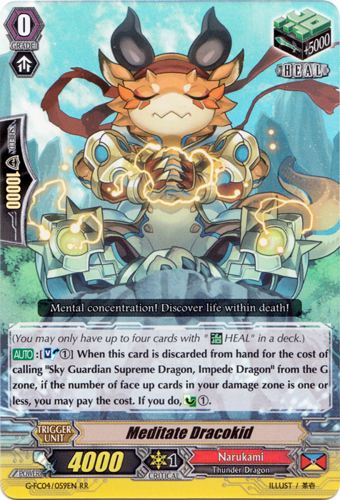 Meditate Dracokid - G-FC04/059EN - RR