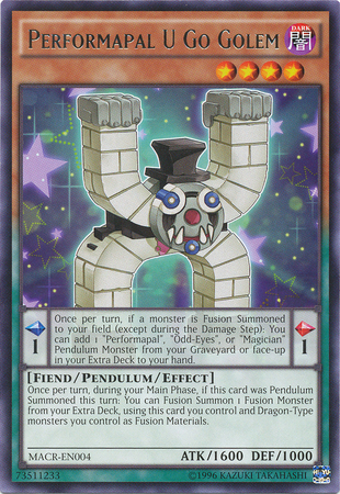 Performapal U Go Golem - MACR-EN004 - Rare - Unlimited Edition