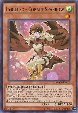 Lyrilusc - Cobalt Sparrow - MACR-EN012 - Common - Unlimited Edition