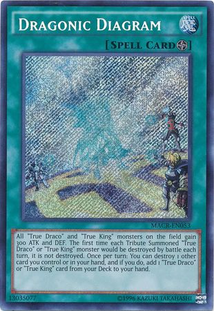 Dragonic Diagram - MACR-EN053 - Secret Rare - Unlimited Edition