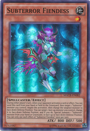 Subterror Fiendess - MACR-EN082 - Super Rare - Unlimited Edition