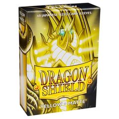 Dragon Shield Sleeves: Japanese Matte Yellow (Box Of 60)