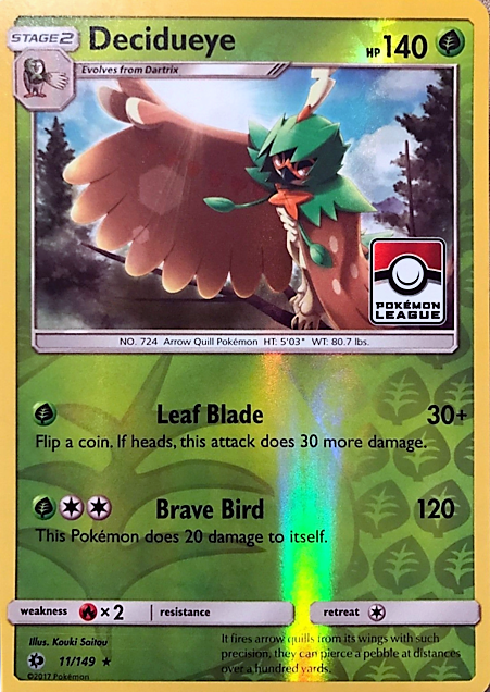 Decidueye - 11/149 - League Promo