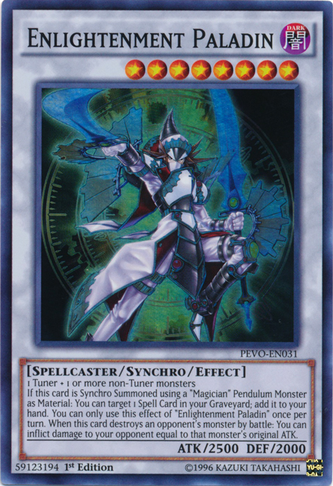 Enlightenment Paladin - PEVO-EN031 - Super Rare - 1st Edition