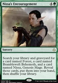 Nissas Encouragement - Planeswalker Deck Exclusive