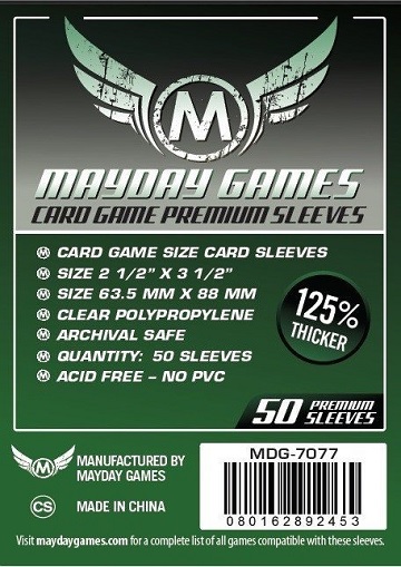 Mayday - Premium Card Sleeves 63.5Mm X 88Mm 50Ct