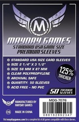 Mayday - Premium Usa Sleeves 56Mm X 87Mm 50Ct