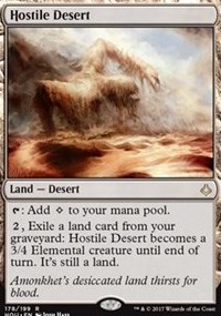 Hostile Desert - Foil