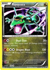 Rayquaza - XY141 - Cosmos Holo Rare - Steam Siege Blister Exclusive Promo