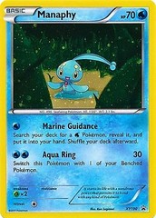 [Deprecated - Duplicate] Manaphy - XY190 - Cosmos Holo - XY Promo