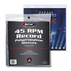 BCW - Soft Sleeves - 45 Rpm Record Size 4-Mil Thickness