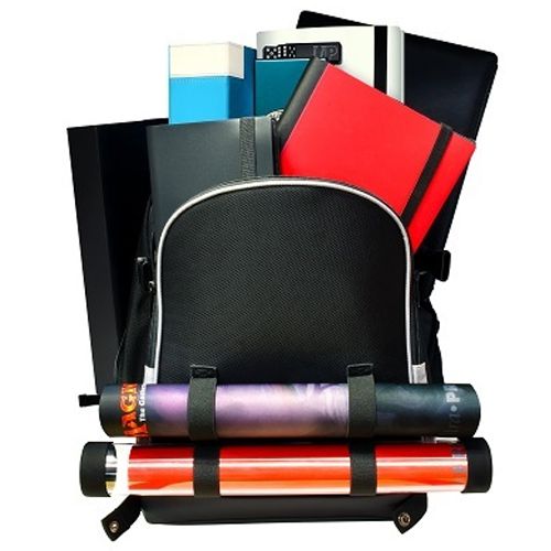 Citadel Backpack - Black With Silver Trim