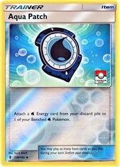 Aqua Patch - 119/145 - Reverse Holo - 2017 Pokemon League Stamped Promo