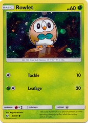 Rowlet - 9/149 - Cosmos Holo Promo - Decidueye GX Premium Collection Exclusive