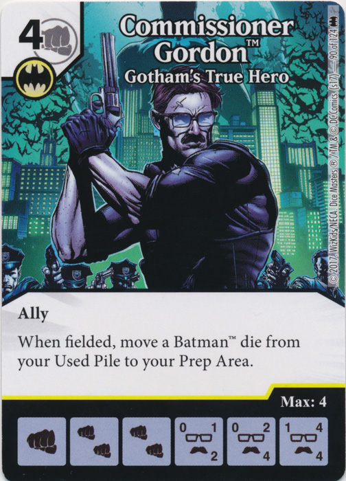 Commissioner Gordon - Gothams True Hero (Card Only)