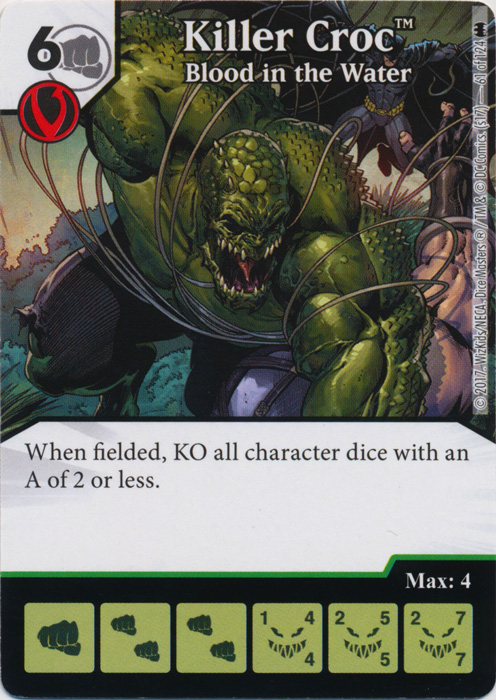 Killer Croc - Blood in the Water (Card Only)