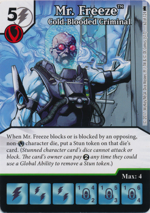 Mr. Freeze - Cold-Blooded Criminal (Card Only)