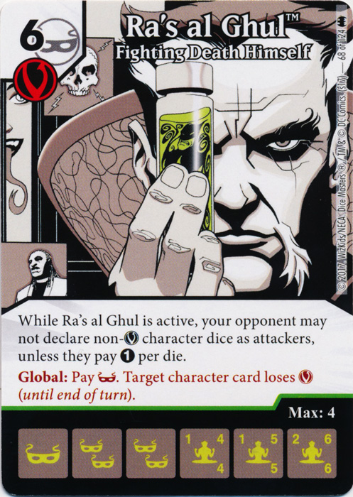 Ras al Ghul - Fighting Death Himself (Card Only)