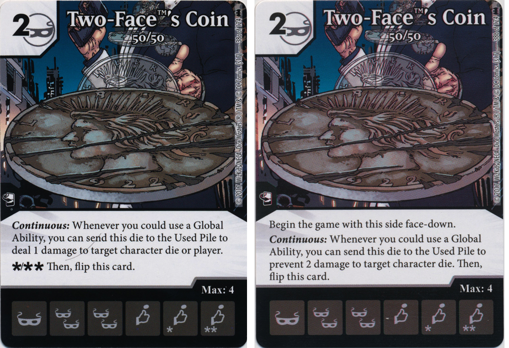 Two-Faces Coin - 50/50 (Card Only)