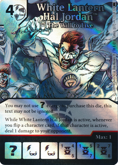 White Lantern Superman - The Strenght to Live (Card Only)