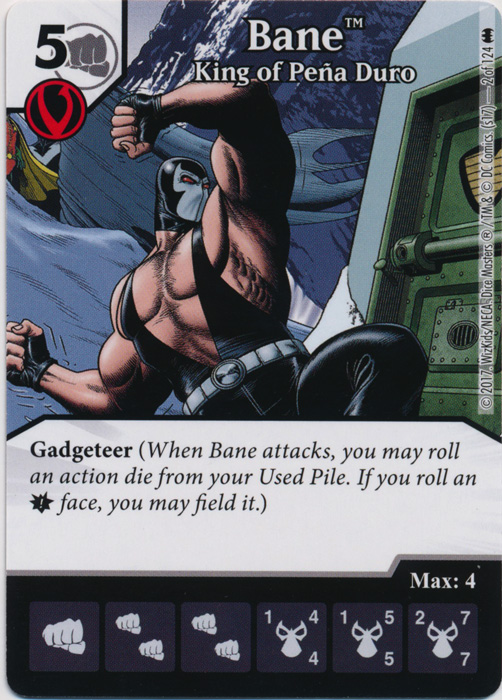 Bane - King of Pena Duro (Die and Card Combo)