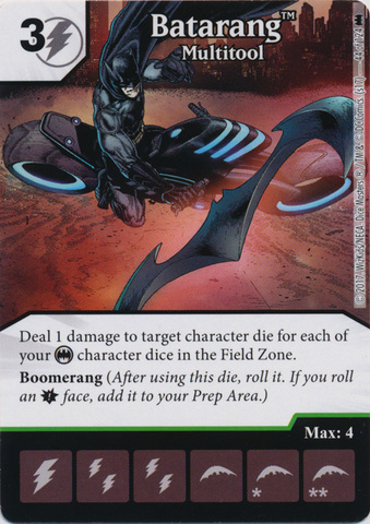Batarang - Multitool (Die and Card Combo)