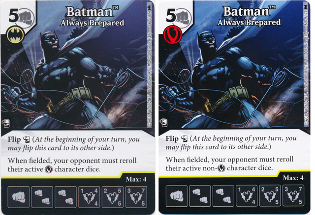 Batman - Always Prepared (Die and Card Combo)