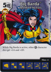 Big Barda - Hell Hath No Fury (Die and Card Combo)