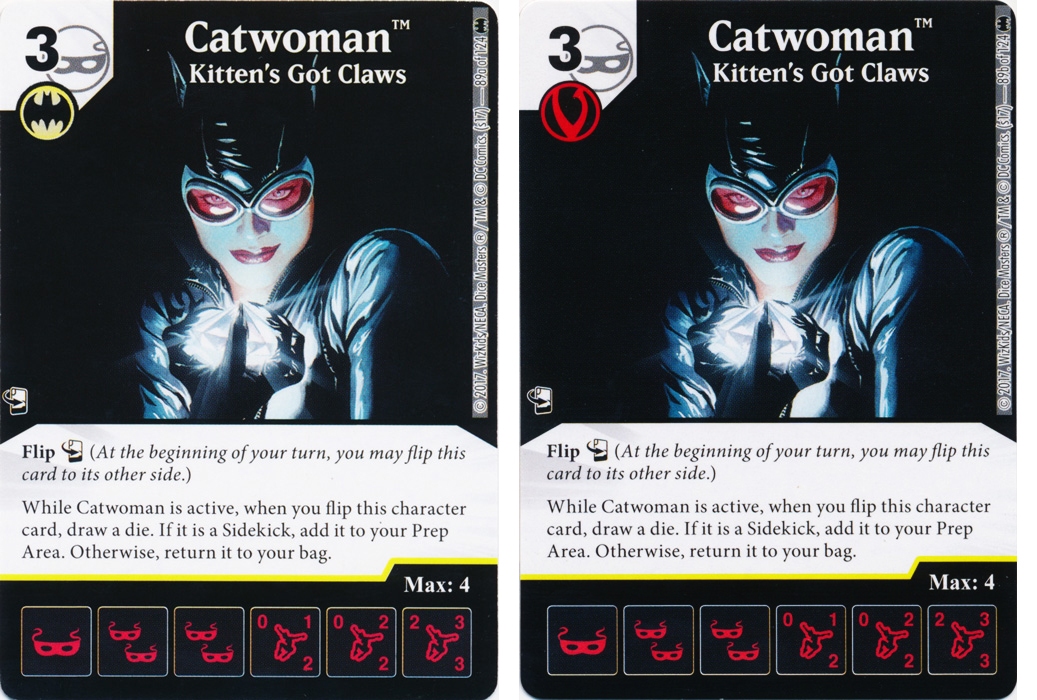 Catwoman - Kittens Got Claws (Die and Card Combo)