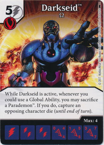 Darkseid - Omega (Die and Card Combo)