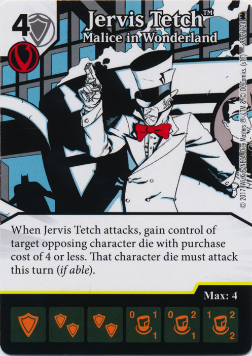 Jervis Tetch - Malice on Wonderland (Die and Card Combo)