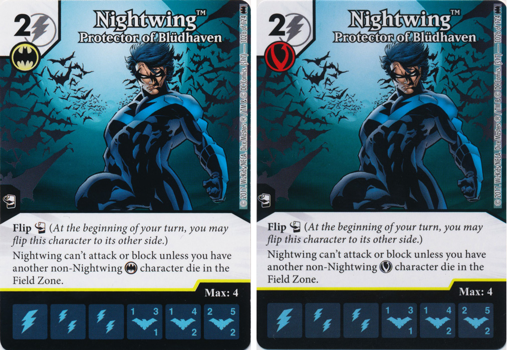 Nightwing - Protector of Bludhaven (Die and Card Combo)