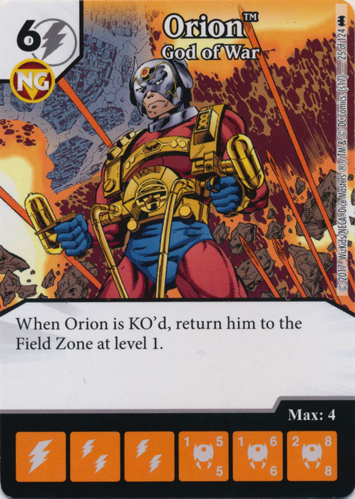 Orion - God of War (Die and Card Combo)