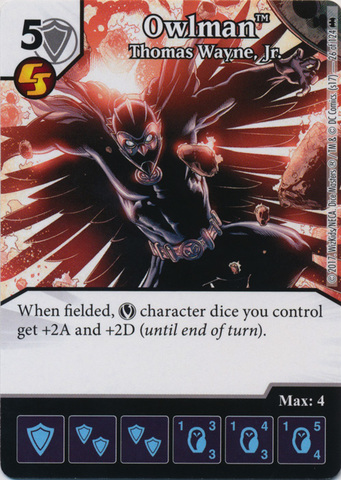 Owlman - Thomas Wayne, Jr. (Die and Card Combo)